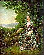 Jens Juel Madame de Pragins oil painting